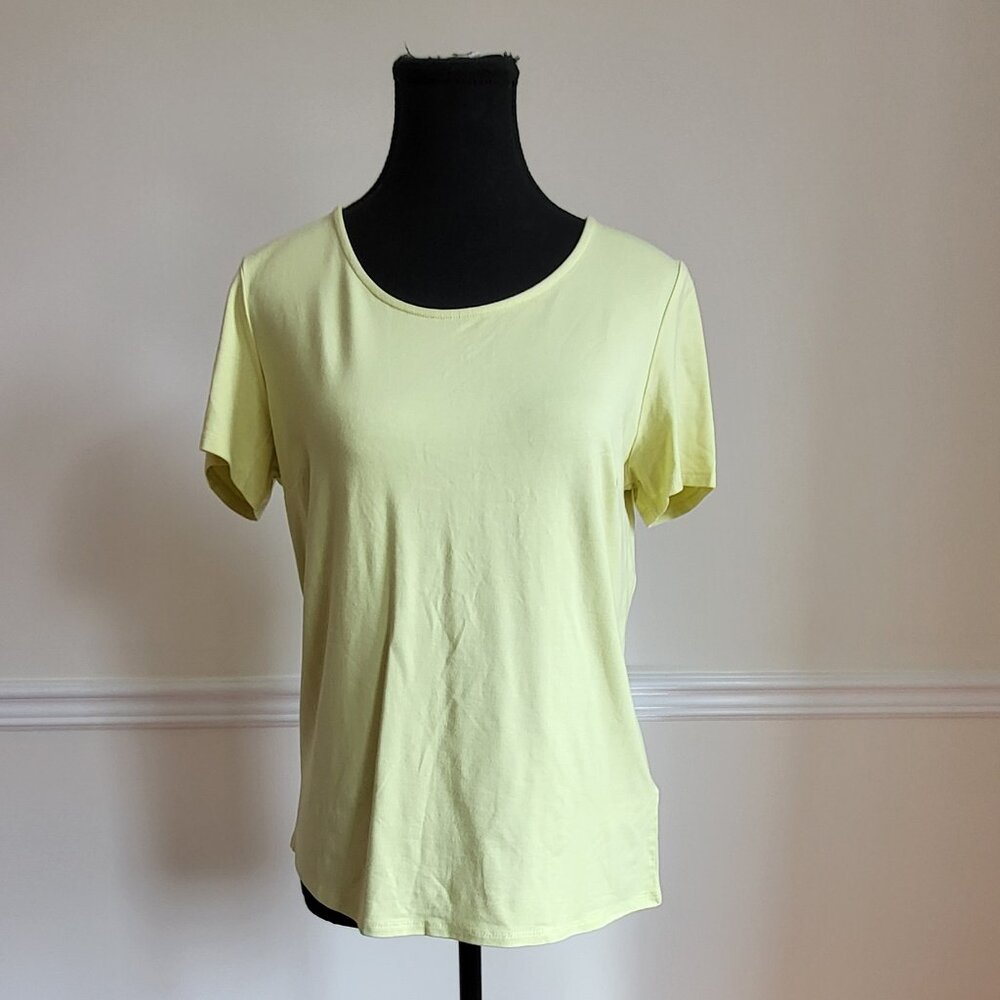 Laura Yellow Tee, Size S